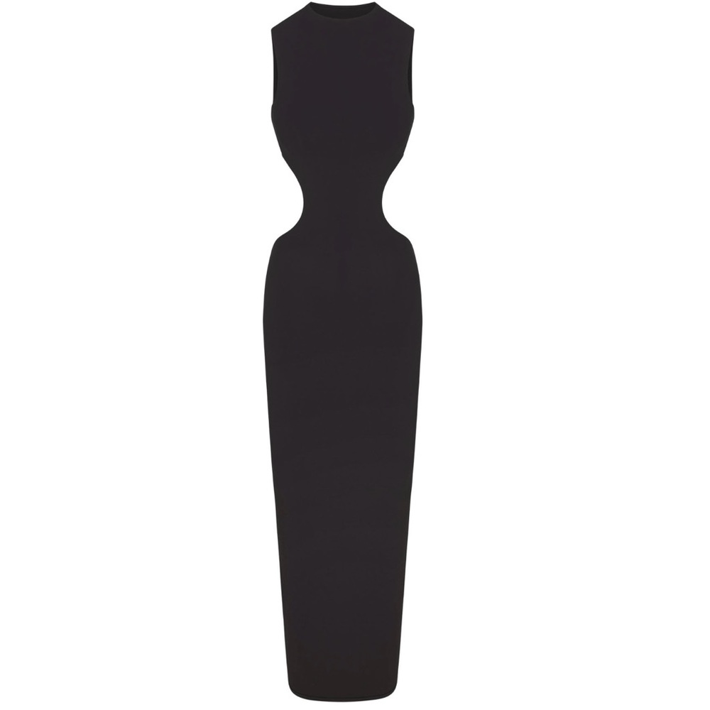 SOLD❗️❗️ NWT: SKIMS - CUT OUT OPEN BACK LONG DRESS: FITS EVERY BODY - Picture 1 of 10